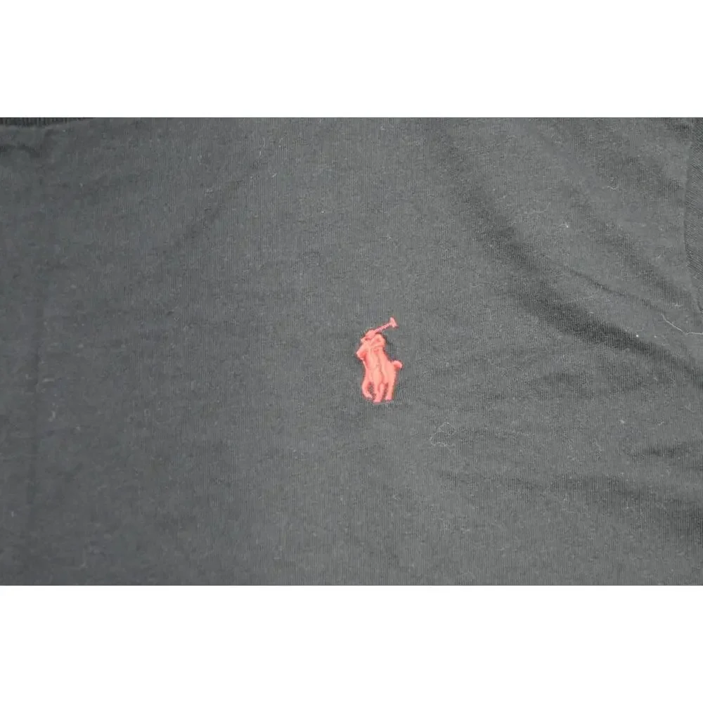 Polo Ralph Lauren‎ Tee Shirt Classic Fit Black Long Sleeve Mens Size XL